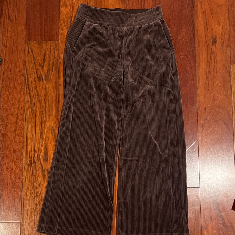 lululemon brown corduroy comfy pants